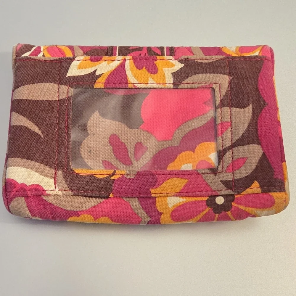 VERA BRADLEY Compact Taxi Wallet - Clear ID - Kisslock Coin - Carnaby - Picture 2 of 10